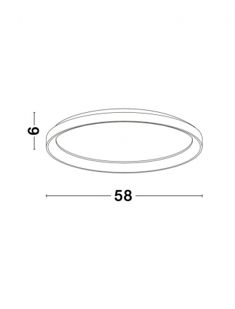 9853676 Plafoniera Nova Luce PERTINO LED 50W 3134lm 3000K Aluminium & Acrylic Sandy Black Dimabil Triac IP20 [7]