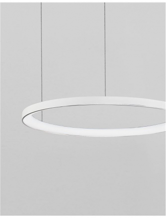 9853683 Suspensie Nova Luce PERTINO LED 48W 2880lm 3000K IP20 Aluminiu/Acril Sandy White NOVALUCE [1]