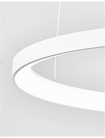 9853683 Suspensie Nova Luce PERTINO LED 48W 2880lm 3000K IP20 Aluminiu/Acril Sandy White NOVALUCE [4]