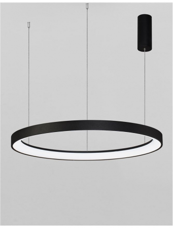 9853686 Suspensie Nova Luce PERTINO LED 60W 3600lm 3000K IP20 Aluminiu/Acril Sandy Black [3]