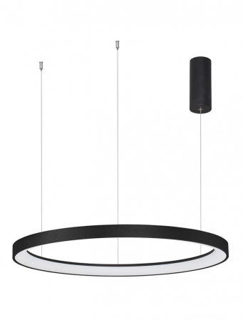 Moderne - 9853686 Suspensie Nova Luce PERTINO LED 60W 3600lm 3000K IP20 Aluminiu/Acril Sandy Black