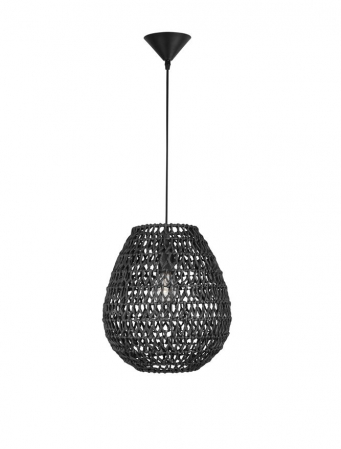 ILUMINAT INTERIOR - 9858713 Pendul Nova Luce GRIFFIN E27 1x12W   Paper Black  IP20
