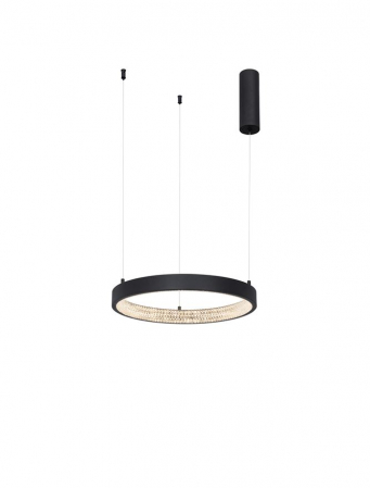 9865140 Suspensie Nova Luce PRESTON LED 25W 1800lm 3000K IP20 Aluminiu/Acril Sandy Black
