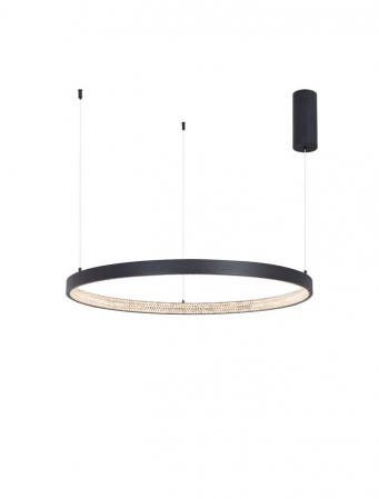 9865180 Suspensie Nova Luce PRESTON LED 50W 2727lm 3000K IP20 Aluminiu/Acril Sandy Black