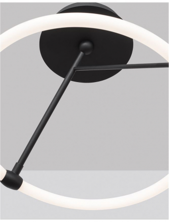 9892162 Plafoniera Nova Luce JANUS LED 21W 1900lm 3000K IP20 Aluminiu/Acril Sandy Black [1]