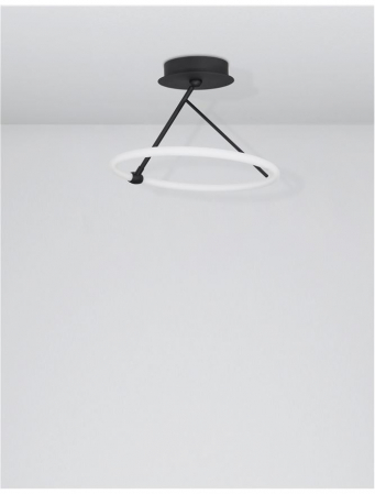 9892162 Plafoniera Nova Luce JANUS LED 21W 1900lm 3000K IP20 Aluminiu/Acril Sandy Black [2]