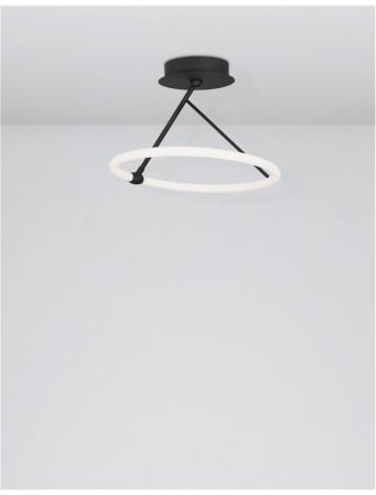 9892162 Plafoniera Nova Luce JANUS LED 21W 1900lm 3000K IP20 Aluminiu/Acril Sandy Black [3]