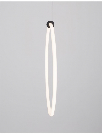 9892163 Suspensie Nova Luce GIRDINO LED 30W 2700lm 3000K IP20 Aluminiu/Acril Sandy Black [3]