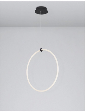 9892163 Suspensie Nova Luce GIRDINO LED 30W 2700lm 3000K IP20 Aluminiu/Acril Sandy Black [2]