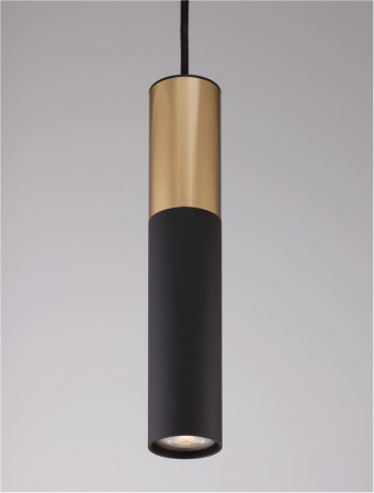 9911523 Pendul Nova Luce PONGO GU10 1x10W   Aluminium Sandy Black & Gold  IP20 [4]