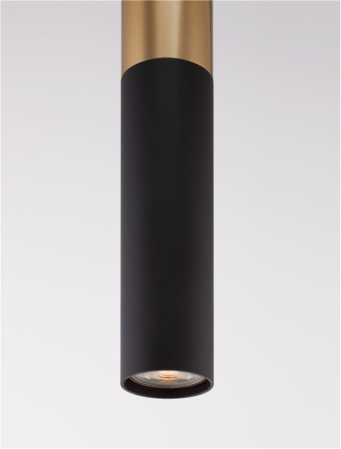 9911523 Pendul Nova Luce PONGO GU10 1x10W   Aluminium Sandy Black & Gold  IP20 [5]