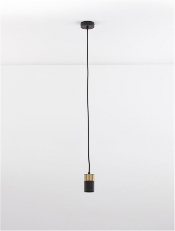 9911524 Pendul Nova Luce PONGO GU10 1x10W   Aluminium Sandy Black & Gold  IP20 [2]