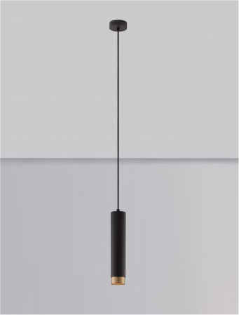 9911525 Pendul Nova Luce PONGO GU10 1x10W   Aluminium Sandy Black & Gold  IP20 [3]