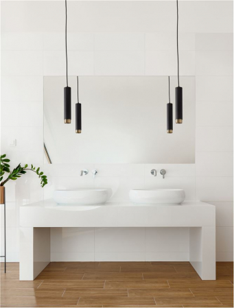 9911525 Pendul Nova Luce PONGO GU10 1x10W   Aluminium Sandy Black & Gold  IP20 [1]