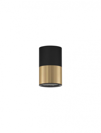 ILUMINAT - 9911527 Spot Aplicat Nova Luce PICTO GU10 1x10W   Aluminium Sandy Black & Gold  IP20