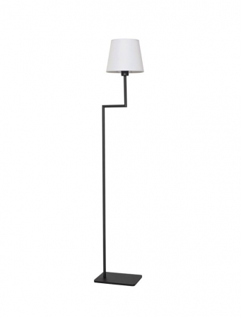 ILUMINAT - 9919153 Lampadar Nova Luce SAVONA E27 1x12W   Aluminium & Fabric Shade Sandy Black  IP20