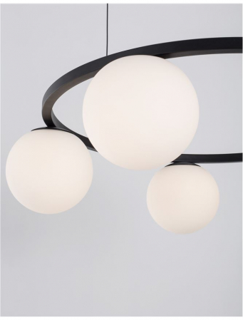 9919603 Suspensie Nova Luce JOLINE LED 40W 2580lm 3200K IP20 Aluminiu & Sticla Sandy Black Opal NOVALUCE [3]
