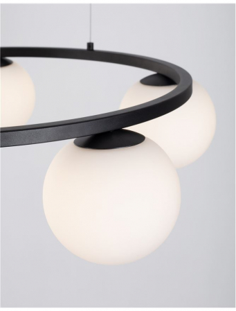 9919603 Suspensie Nova Luce JOLINE LED 40W 2580lm 3200K IP20 Aluminiu & Sticla Sandy Black Opal NOVALUCE [4]