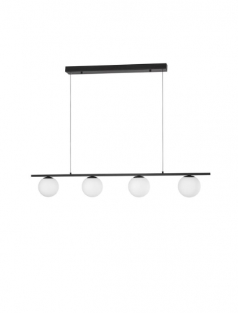 Lustre - 9919604 Suspensie Nova Luce JOLINE LED 32W 2060lm 3200K IP20 Aluminiu & Sticla Sandy Black Opal NOVALUCE