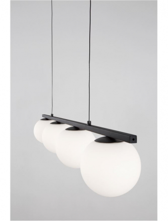 9919604 Suspensie Nova Luce JOLINE LED 32W 2060lm 3200K IP20 Aluminiu & Sticla Sandy Black Opal NOVALUCE [1]