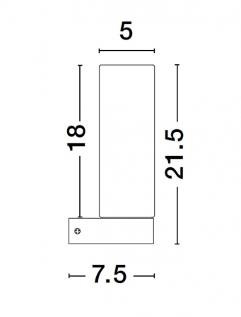 9953203 Aplica baie Nova Luce CORB E14 1X5W   Aluminium & Opal Glass Sandy Black  IP44 [1]