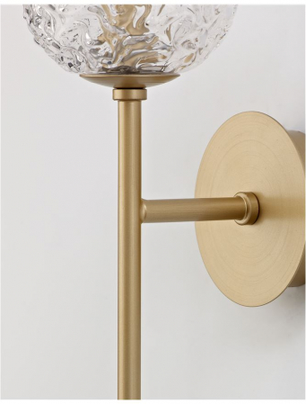 9960271 Aplica Nova Luce MIRANO G9 1x5W   Steel Brass Gold  IP20 [2]