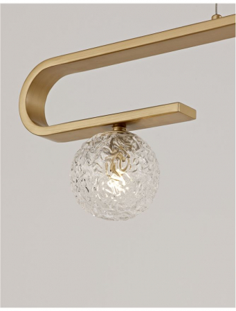 9960272 Lustra Nova Luce MIRANO G9 3x5W   Steel Brass Gold  IP20 [2]