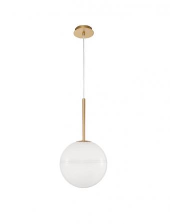 9960612 Pendul Nova Luce CANTONA E27 1x12W IP20 Glass White Opal Gold
