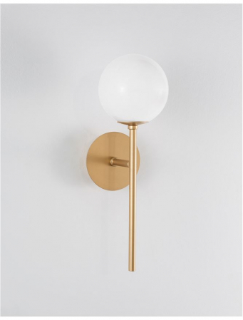 9960617 Aplica Nova Luce CANTONA G9 1x5W IP20 Glass White Opal Gold NOVALUCE [2]