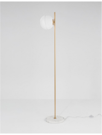 9960619 Lampadar Nova Luce CANTONA E27 1x12W IP20 Glass White Opal Gold [1]