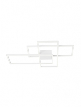 Moderne - 9977001 Plafoniera Nova Luce BILBAO LED 55W 3550lm 3000K IP20 Aluminiu/Acril White NOVALUCE