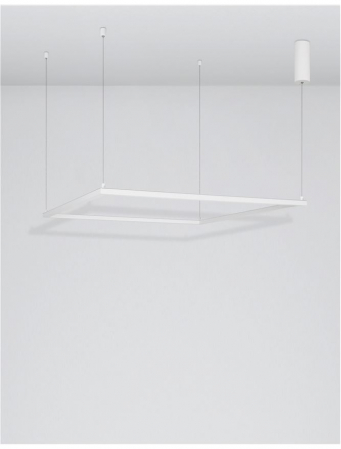 9990731 Lustra Nova Luce ETERNA LED 50W 3818lm 3000K Aluminium & Acrylic Sandy White Dimabil Triac IP20 [2]