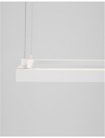 9990731 Lustra Nova Luce ETERNA LED 50W 3818lm 3000K Aluminium & Acrylic Sandy White Dimabil Triac IP20 [4]