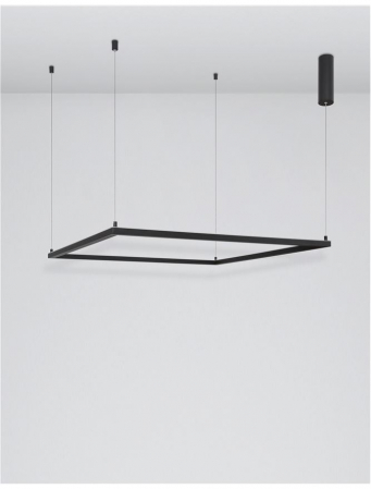 9990732 Lustra Nova Luce ETERNA LED 50W 3818lm 3000K Aluminium & Acrylic Sandy Black Dimabil Triac IP20 [2]
