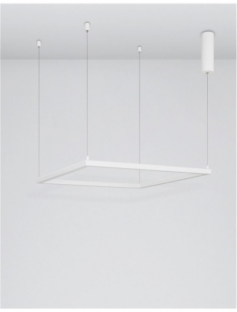 9990733 Lustra Nova Luce ETERNA LED 40W 3000lm 3000K Aluminium & Acrylic Sandy White Dimabil Triac IP20 [3]