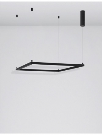9990734 Lustra Nova Luce ETERNA LED 40W 3000lm 3000K Aluminium & Acrylic Sandy Black Dimabil Triac IP20 [2]