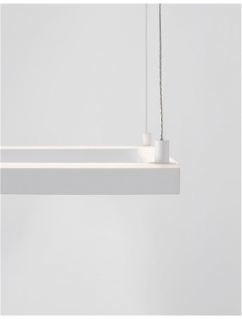 9990735 Lustra Nova Luce ETERNA LED 30W 2188lm 3000K Aluminium & Acrylic Sandy White Dimabil Triac IP20 [1]