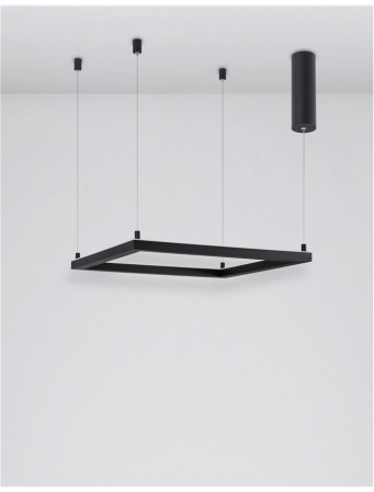 9990736 Lustra Nova Luce ETERNA LED 30W 2188lm 3000K Aluminium & Acrylic Sandy Black Dimabil Triac IP20 [2]