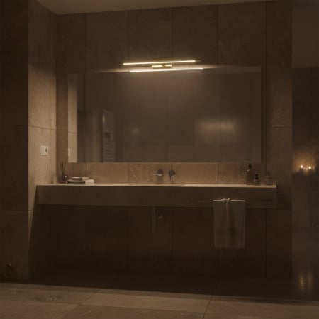 Aplica baie Milagro Klimt LED 12W 1320 lm 3000K/4000K/6000K 230V Gold Metal & Plastic IP44 [3]