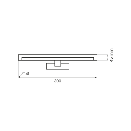 Aplica baie Milagro Mirore LED 5W 550lm 4000K 230V Black Plastic IP44 [7]