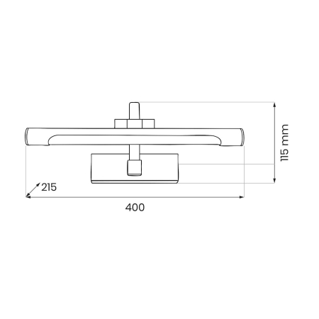 Aplica baie Milagro Vinci LED 12W 1320 lm 4000K 230V Black & Gold Metal & Plastic IP44 [6]