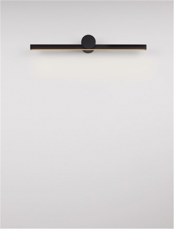Aplica baie Nova Luce BREGGO 9923420 LED 12W 3000K 731lm Sandy Black Aluminium  IP54 [3]