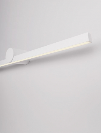 Aplica baie Nova Luce BREGGO 9923421 LED 17W 3000K 924lm Sandy White Aluminium   IP54 [3]