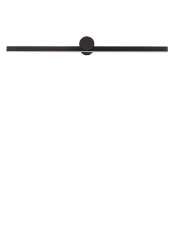 Aplica baie Nova Luce BREGGO 9923422 LED 17W 3000K 890lm Sandy Black Aluminium  IP54 [1]