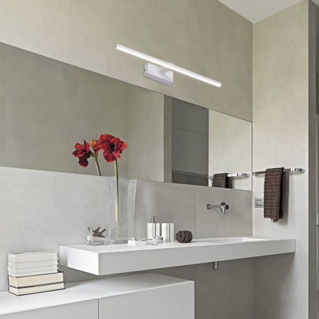 Aplica baie Rabalux Albina LED 12W 795lm 4000 metal white stil scandinav 230V, 50Hz IP23 1449 [5]