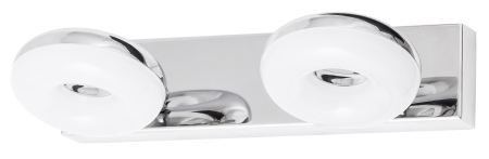 Aplica baie Rabalux Beata LED 2x 5W 930lm 4000 metal chrome stil modern 230V, 50Hz IP44 5717 [1]