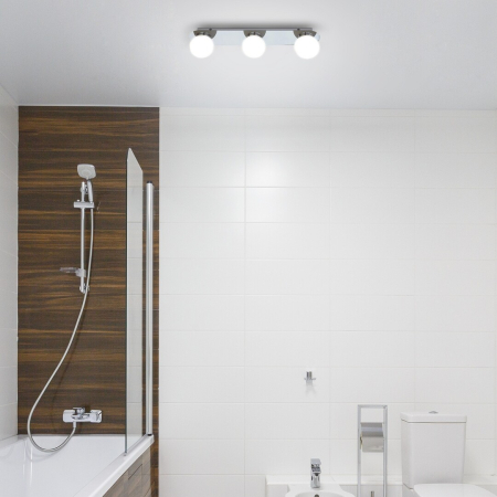 Aplica baie Rabalux Becca G9 3X MAX 28W  metal sticlă crom IP44 [5]