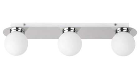 Aplica baie Rabalux Becca G9 3X MAX 28W  metal sticlă crom IP44 [1]