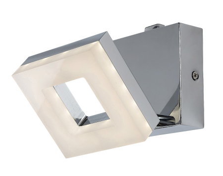 Aplica baie Rabalux Blas LED 5W 530lm 4000K metal plastic crom alb IP44 [3]