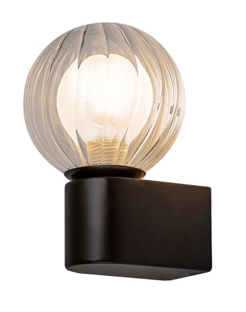 Baie - Aplica baie Rabalux Colzar G9 1x MAX 3,5W  metal sticlă negru mat IP44